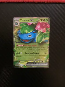 Venusaur ex 001/142 Sv07: Pokemon TCG - Stellar Crown Holo Double Rare - NM - Image 1