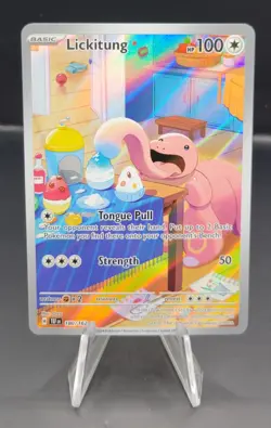 Pokemon TCG Lickitung 180/162 Illustration Rare NM - Temporal Forces - Image 1