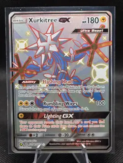 2019 Pokemon Hidden Fates #SV58/SV94 Xurkitree GX Full Art Shiny Ultra Rare NM+ - Image 1