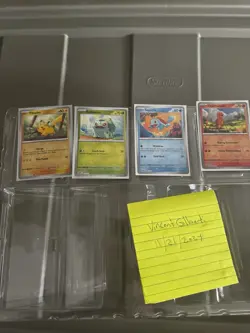 Pokemon Scarlett and Violet 151 Costco tin promos SET - Image 1