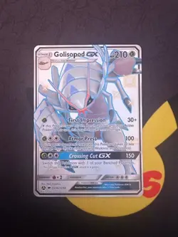 Pokemon Golisopod GX SV48/SV94 Sun Moon Hidden Fates Shiny Vault Full Art 2019 - Image 1