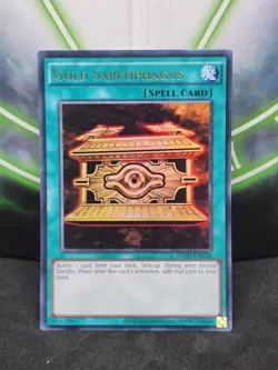 Yugioh Gold Sarcophagus YGLD-ENC26 Ultra Rare NM - Image 1
