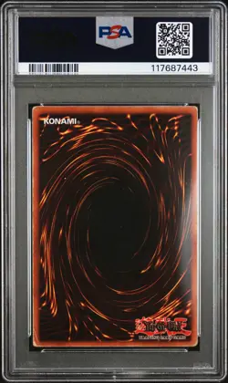2002 YU-GI-OH! STARTER DECK: KAIBA #001 BLUE-EYES WHITE DRAGON PSA 3 - Image 2