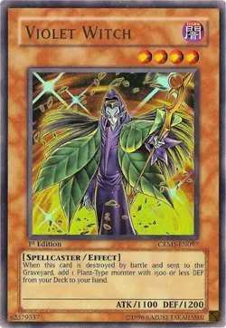 Yugioh - Violet Witch (Ultra Rare) (Unlimited) - CRMS-EN097 P - Image 1