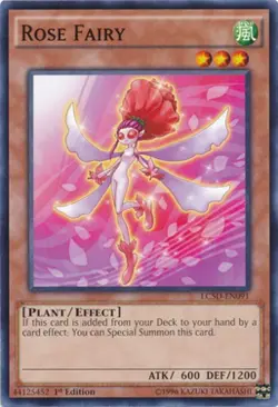 Yugioh! LP Rose Fairy - LC5D-EN091 - Common - 1st Edition Lightly Played, Englis - Image 1
