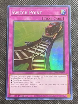 3x YuGiOh! - Switch Point AGOV-EN099 Super Rare 1st Edition Near Mint - Image 2