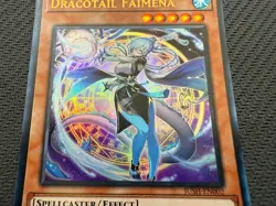 Dracotail Faimena JUSH-EN002 Justice Hunters 1st Edition Ultra Rare Yu-Gi-Oh! - Image 3