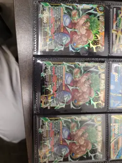 Dragon Ball Super Card - SS Broly, Vigor BT27-084 SR Mint X 3 COPIES - Image 1