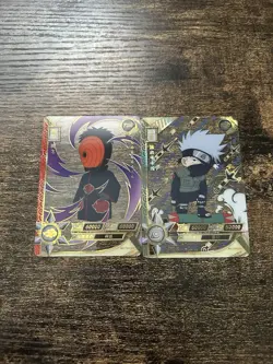 Naruto Kayou Chibi Card Set (Kakashi & Obito) - Image 1