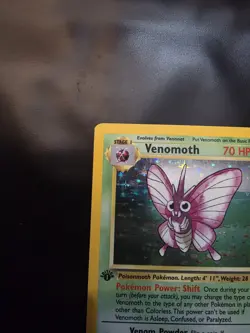 Venomoth 13/64 Holo Rare Pokemon Jungle 1st Edition WOTC Card TCG - Image 3