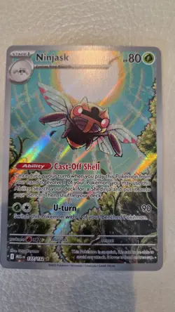 Ninjask 137/132 Pokemon Card Illustration Rare Mega Evolutions - Image 1