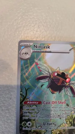Ninjask 137/132 Pokemon Card Illustration Rare Mega Evolutions - Image 2