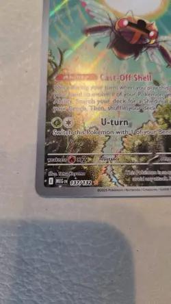 Ninjask 137/132 Pokemon Card Illustration Rare Mega Evolutions - Image 4