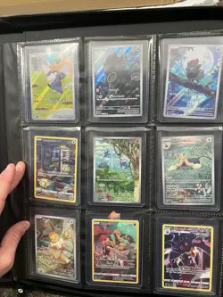 Huge Binder Pokemon Card Collection Holos Hits Wotc Base Set Full Arts 24 Pages - Image 2