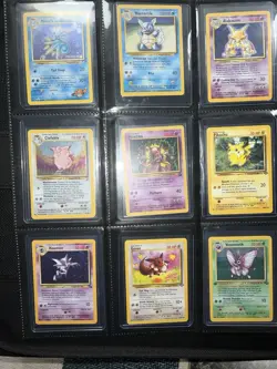Huge Binder Pokemon Card Collection Holos Hits Wotc Base Set Full Arts 24 Pages - Image 3