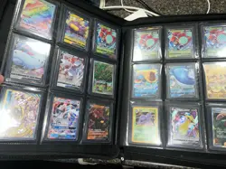 Huge Binder Pokemon Card Collection Holos Hits Wotc Base Set Full Arts 24 Pages - Image 4