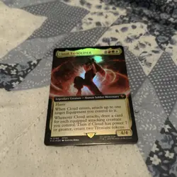 EXACT CARD PICTURD Cloud Ex SOLDIER Extended Art FIC 0168 MTG Final Fantasy Foil - Image 1