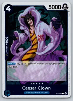 Ceasar Clown OP01-069 One Piece FOIL Card - Image 1