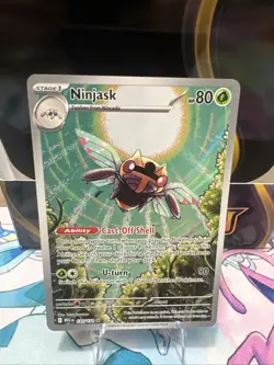 Ninjask 137/132 Pokemon Card Illustration Rare Mega Evolutions - Image 1