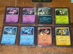 Pokemon Prismatic Evolutions 8 Cosmos Promo Cards - Costco Mini Tin Promos - Image 1