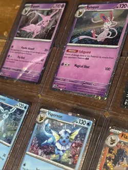 Pokemon Prismatic Evolutions 8 Cosmos Promo Cards - Costco Mini Tin Promos - Image 3