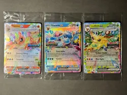 Prismatic Evolutions Surprise Box Stamped EX Promo Cards NM - Image 1