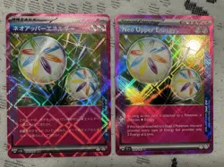 (2/2) Pokemon TCG Neo Upper Energy 2 Card Ace Spec Lot NM Temporal Forces - Image 3