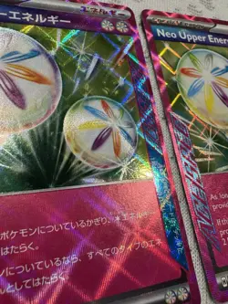 (2/2) Pokemon TCG Neo Upper Energy 2 Card Ace Spec Lot NM Temporal Forces - Image 5