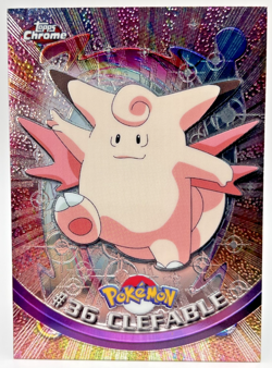 Pokemon Card Topps Chrome Clefable #36 NM - Image 1