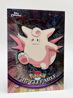 Pokemon Card Topps Chrome Clefable #36 NM - Image 4