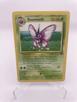 Venomoth 029/064 Rare Jungle Set Pokemon TCG WOTC Vintage Card Unlimited MP - Image 1