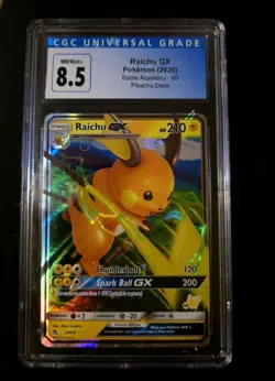 Raichu GX Pikachu Stamped Holo Card #60/068 Battle Academy - Image 1