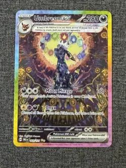 Pokemon TCG Prismatic Evolutions Umbreon EX Card 161/131 - Image 1