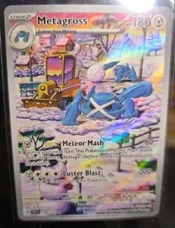 Pokemon TCG Metagross 178/162 Temporal Forces Holo Card Illustration - Image 3