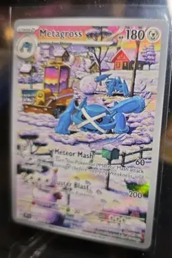 Pokemon TCG Metagross 178/162 Temporal Forces Holo Card Illustration - Image 4