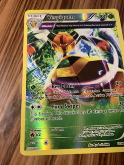 Vespiquen 11/98 XY-Ancient Origins Reverse Holo Pokemon Rare Card - Image 3