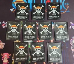 ONE PIECE TCG Official Card Sleeves Luffy Jolly Roger Limited PACK OF 10 UNUSED - Image 1