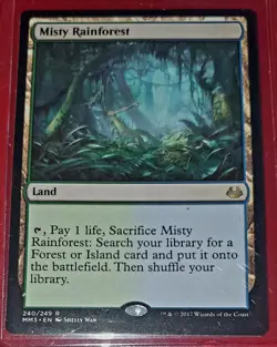 Magic The Gathering MTG Pack Fresh NM Modern Masters 2017 Misty Rainforest - Image 1