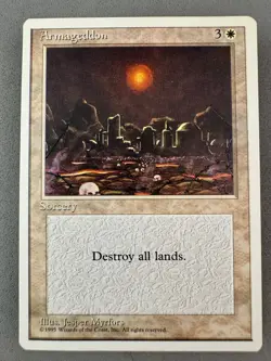 Armageddon MTG 4th Edition Regular-Unplayed NM-Vintage Magic the Gathering - Image 1