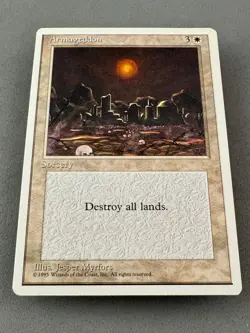 Armageddon MTG 4th Edition Regular-Unplayed NM-Vintage Magic the Gathering - Image 3