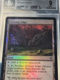 MTG Tectonic Edge Foil Worldwake BGS 9 Mint Priced Below Beckett Grade Cost - Image 2