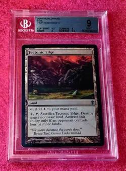 MTG Tectonic Edge Foil Worldwake BGS 9 Mint Priced Below Beckett Grade Cost - Image 5