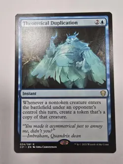 Theoretical Duplication Commander 2021 Regular Magic The Gathering - Image 1