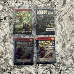 MTG Green Sun's Zenith, Magus of the Moon & Paradox Haze EoE Showcase Lot of 4 - Image 1