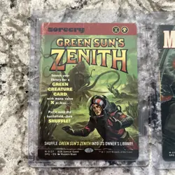 MTG Green Sun's Zenith, Magus of the Moon & Paradox Haze EoE Showcase Lot of 4 - Image 4