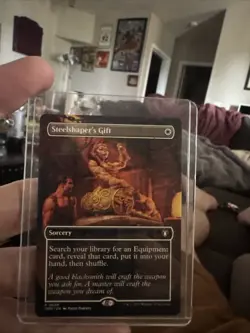 Steelshaper's Gift (Borderless) Commander Masters Regular - Image 1