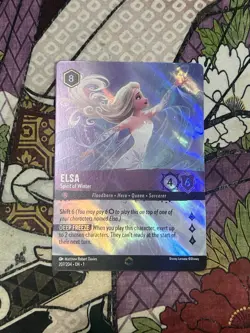 Elsa Spirit Of Winter 207/204 - Disney Lorcana First Chapter Enchanted Foil - Image 3