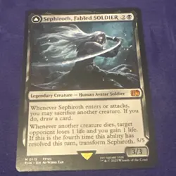Sephiroth, Fabled SOLDIER 115 FINAL FANTASY NM MTG - Image 1