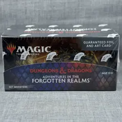 Adventures in the Forgotten Realms Set Booster Box MTG Brand New Sealed 630509982875 - Image 2