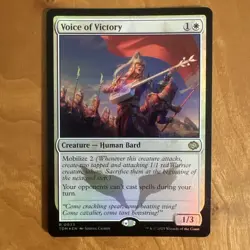 FOIL Voice of Victory - Magic the Gathering (Tarkir Dragonstorm) MTG TDM - Image 1
